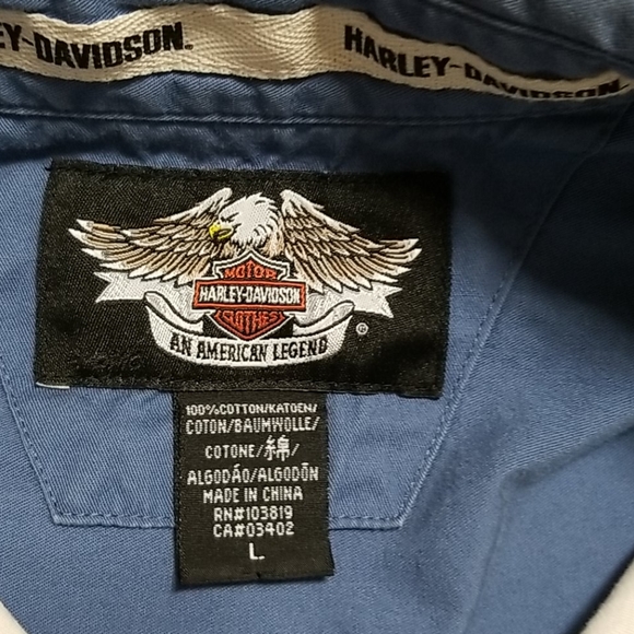 Harley-Davidson Bowler Style Button-up Shirt - Picture 4 of 8